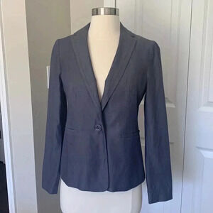 Talbots blue summer weight blazer size 2